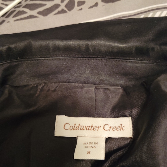 Blue Paisley Coldwater Creek Jacket - Picture 4 of 9